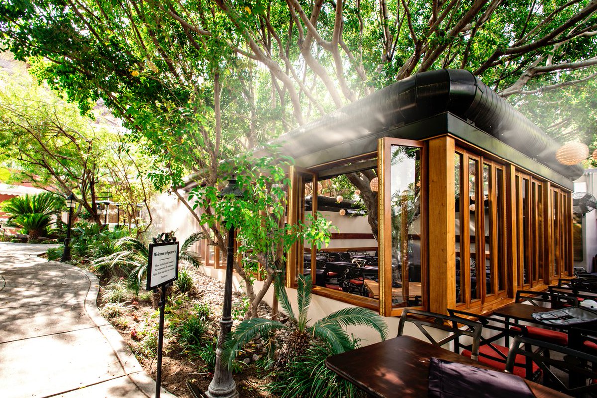 There's a reason our patio has won awards for outdoor dining in Palm Springs. You feel transported as soon as you step outside.