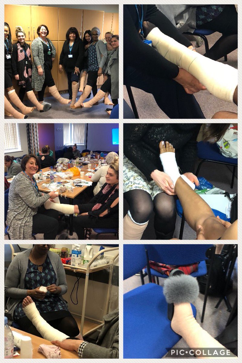 We’ve had a great couple of days on the leg ulcer management course.  Lots of enthusiastic colleagues &amp; a passion to keep patients at the centre of what we do #bestcarebythebestpeople