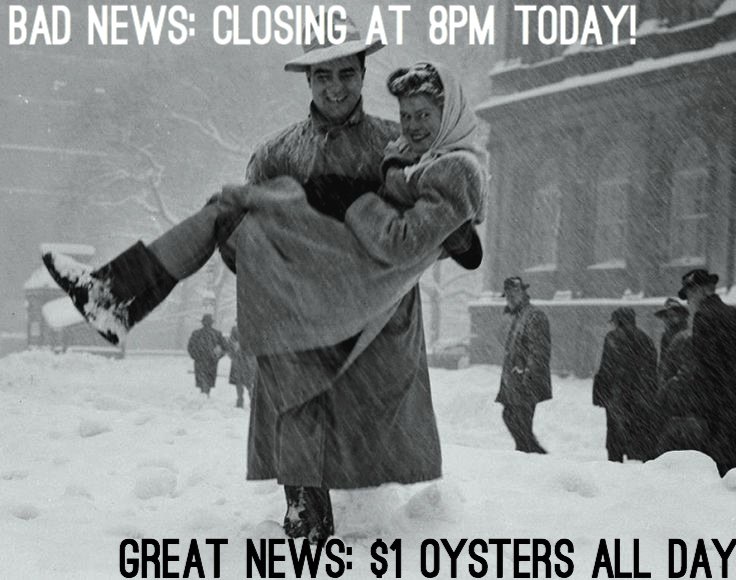 #dollaroysters #eventideoysterco #snowstormbliss #opentil8 #portlandmaine