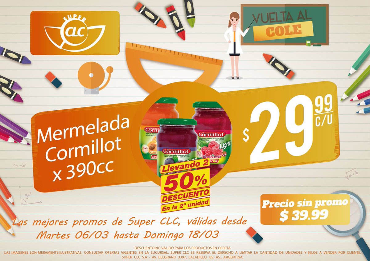 superclcok's tweet photo. #BuenMartes 😀
En la #VueltaAlCole siguen las #SuperOfertas de #SuperCLC! 
#Cumplimos25Años #SuperCLC #EstáMejorQueNunca https://t.co/QD2AtQFyGv