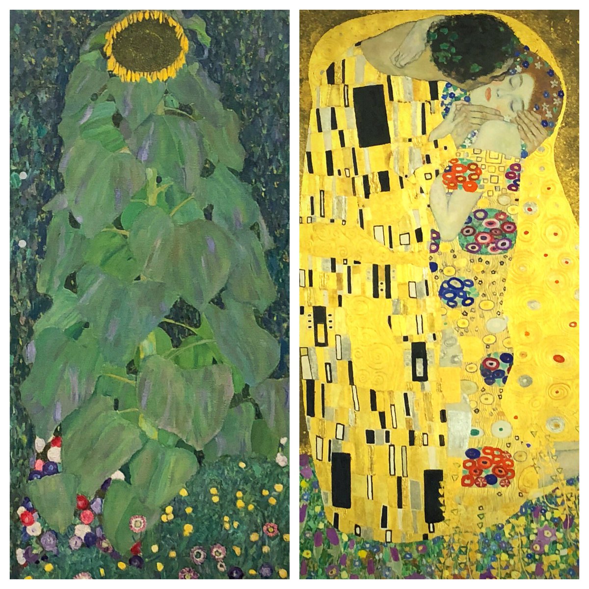 Life should be full of sunflowers and kisses! Just like the amazing art of Gustov Klimt as seen The Belvedere in Vienna! #TravelTheWorld #MagicinArt