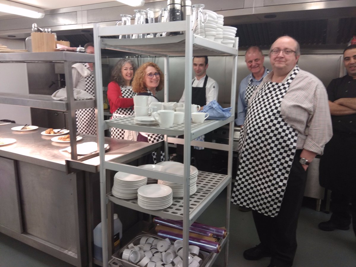 We had a cookery course here at the Crown &amp; Garter! Well done to all who attended - you did a great job, creating some lovely dishes! 😀👍👏🍴

And a big thanks to our Head Chef Karim &amp; sous-chef Mario as well 💪👨‍🍳👨‍🍳
(they weren't worried; it was the onions! 😂)