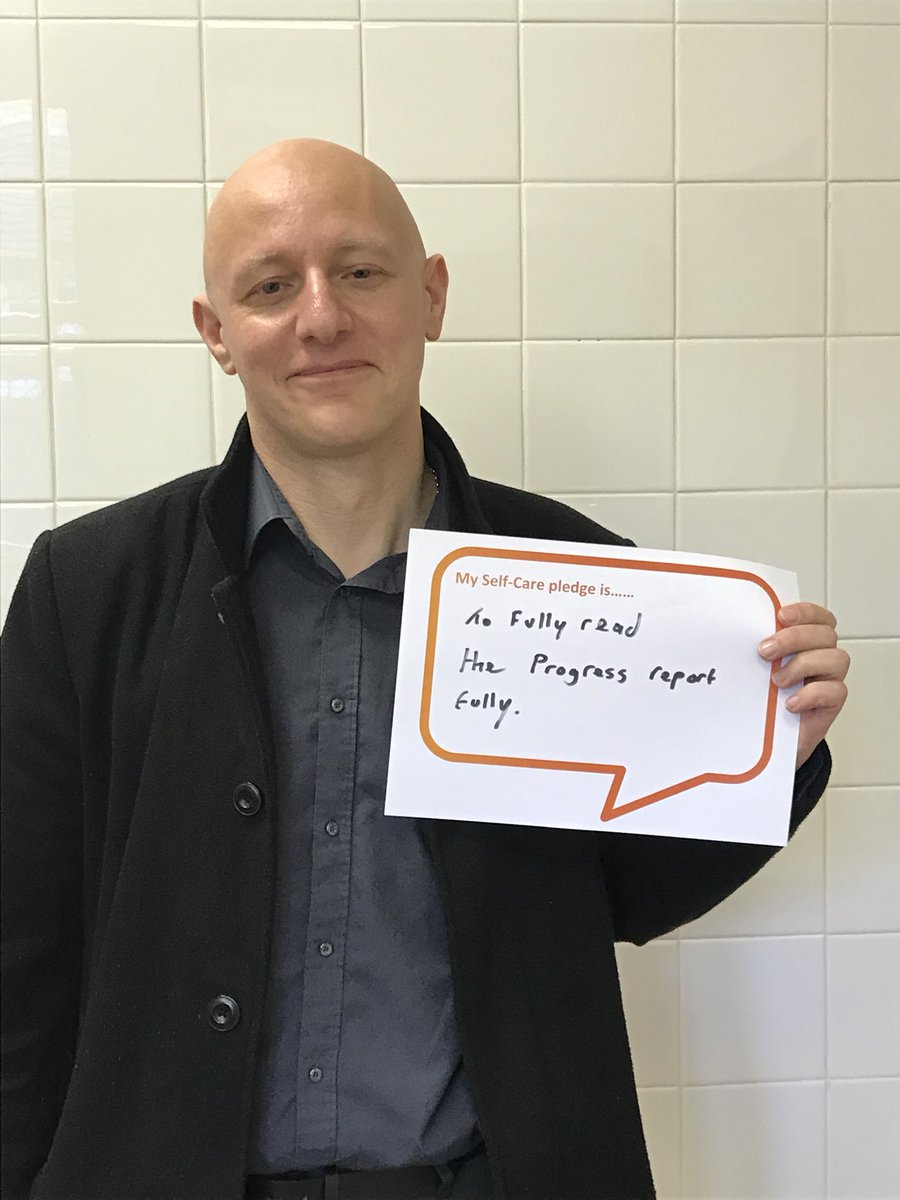 We’ve asked the people attending today’s self-care alliance in #Glossop  to share their #selfcarepledge #health #Tameside