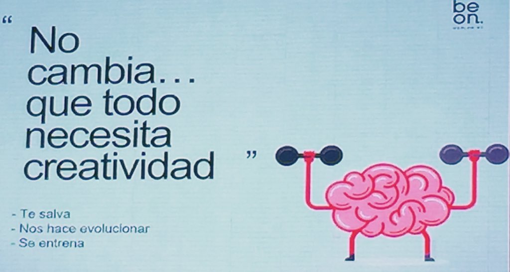 "El mayor enemigo de la creatividad es el miedo", <a href="/absorensen/">Ander Bilbao</a> en #FOA2018 #marketing #publicidad #lavidamisma