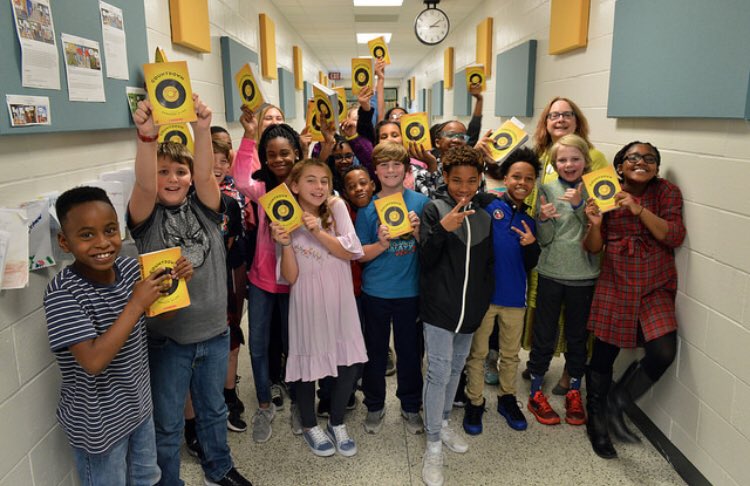RCSS_GA's tweet photo. Thank you to @AUG_CollegeofEd for hosting a Q&amp;A with our Lake Forest Hills Elementary students and a National Book Award finalist! 📚 https://t.co/y2Q6I1KAFh