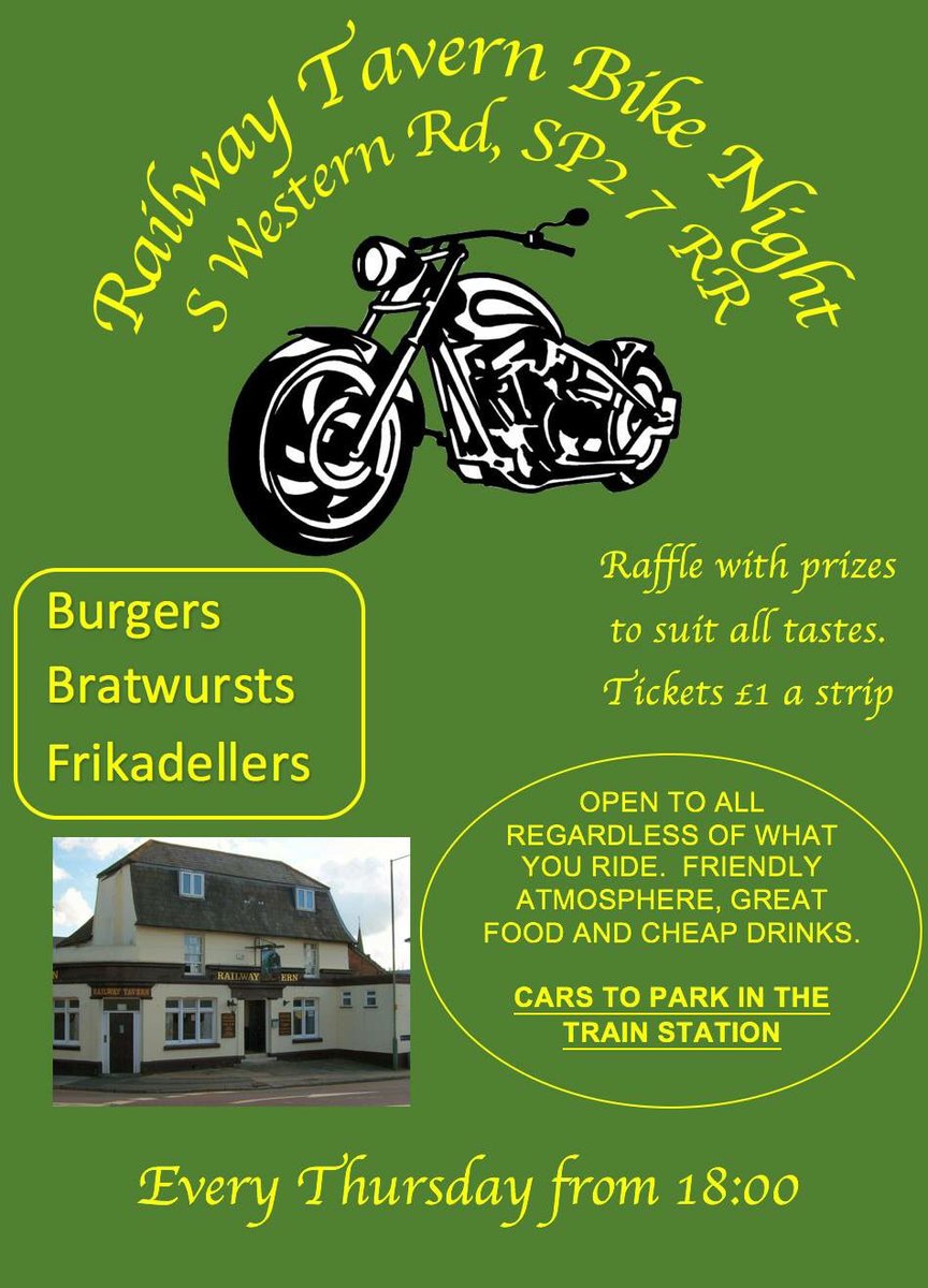 FG_MCC's tweet photo. Don’t forget bike night this Thursday https://t.co/bmLg2Qdc9i