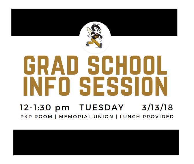 ESU_GradSchool's tweet photo. We'll see you at lunch time! https://t.co/FyJMFaBC02