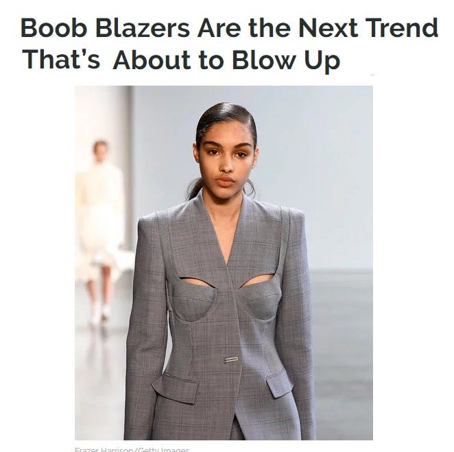 TristanACooper's tweet photo. Finally, fashion is catching up with The Fifth Element https://t.co/t89eAoYAfT