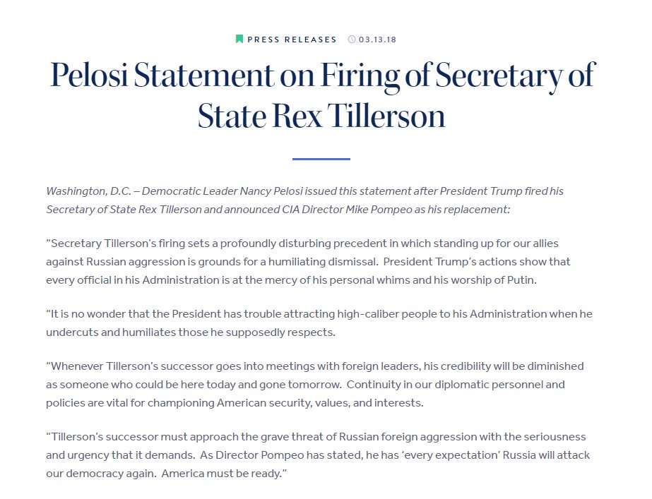 The Racist, Bigoted Sexual Predator Fires Tillerson..  DYLhs_DXcAEkOAt