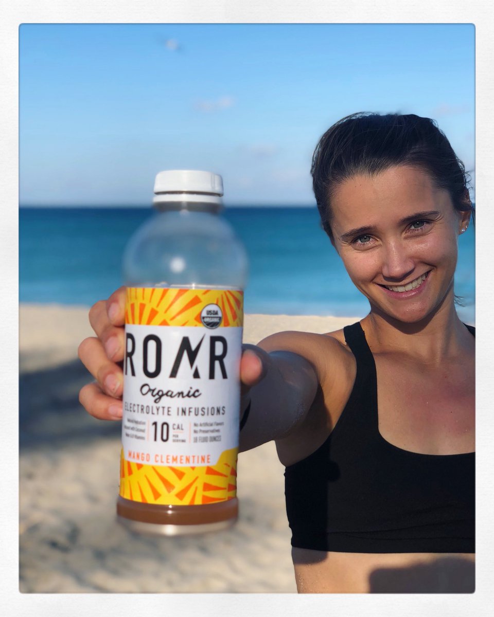 Hot, sunny days call for @ROARorganic 💪🏽☀️🌊