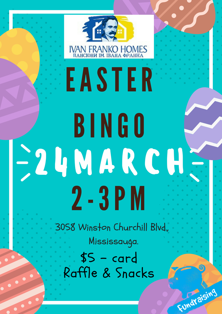IvanFrankoHomes's tweet photo. New Fundraiser - Easter Bingo! https://t.co/AXJDM1vgMY