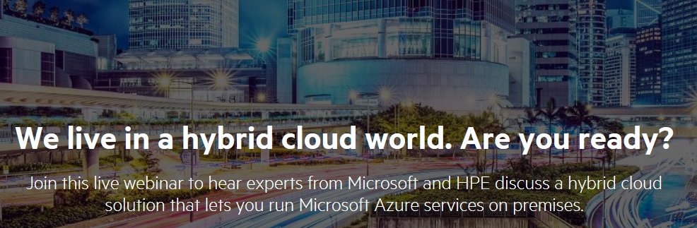 Renggli_Urs's tweet photo. Like most companies, you probably have specific workloads that need to remain on-premises due to data sovereignty or security requirements? If yes, join #HPE and #Microsoft in this joint #HPEAzureStack webinar March 27. https://t.co/dcqXBEyzl7 #HPEMSFT #HybridCloud #Azure https://t.co/eEQHnGZW1d