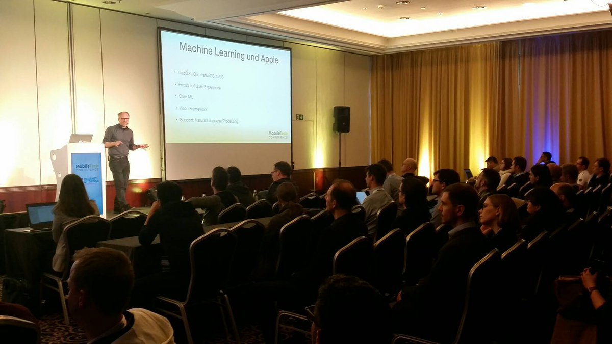MobileTechCon's tweet image. &quot;&apos;I am Electro: My Brain is bigger than yours!&apos; - Machine Learning in der Theorie. Die Praxis auf iOS&quot; mit Alexander von Below. #MobileTechCon