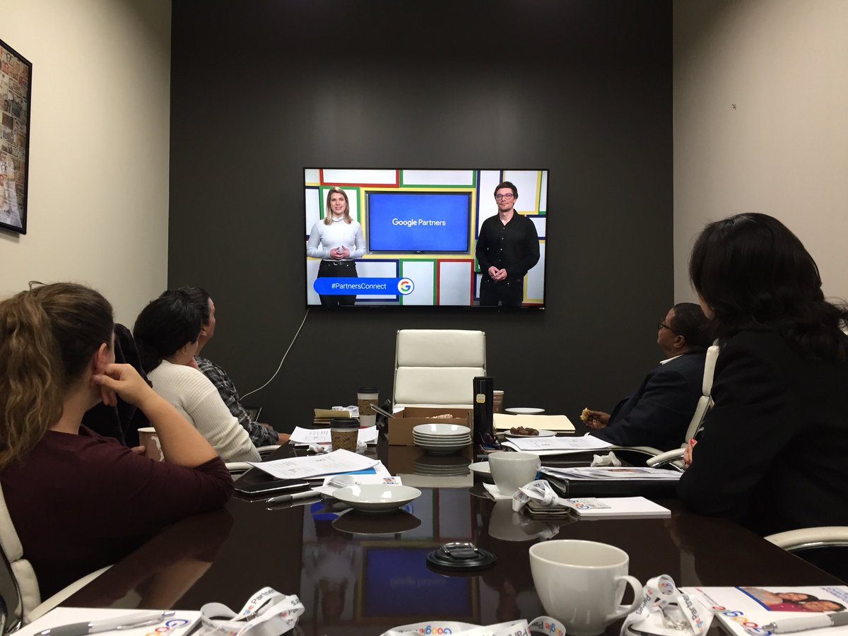 StrategicMarkLA's tweet photo. We’ve got coffee and donuts and we’re ready to go!
#PartnersConnect #Google https://t.co/WsaX31CKAq