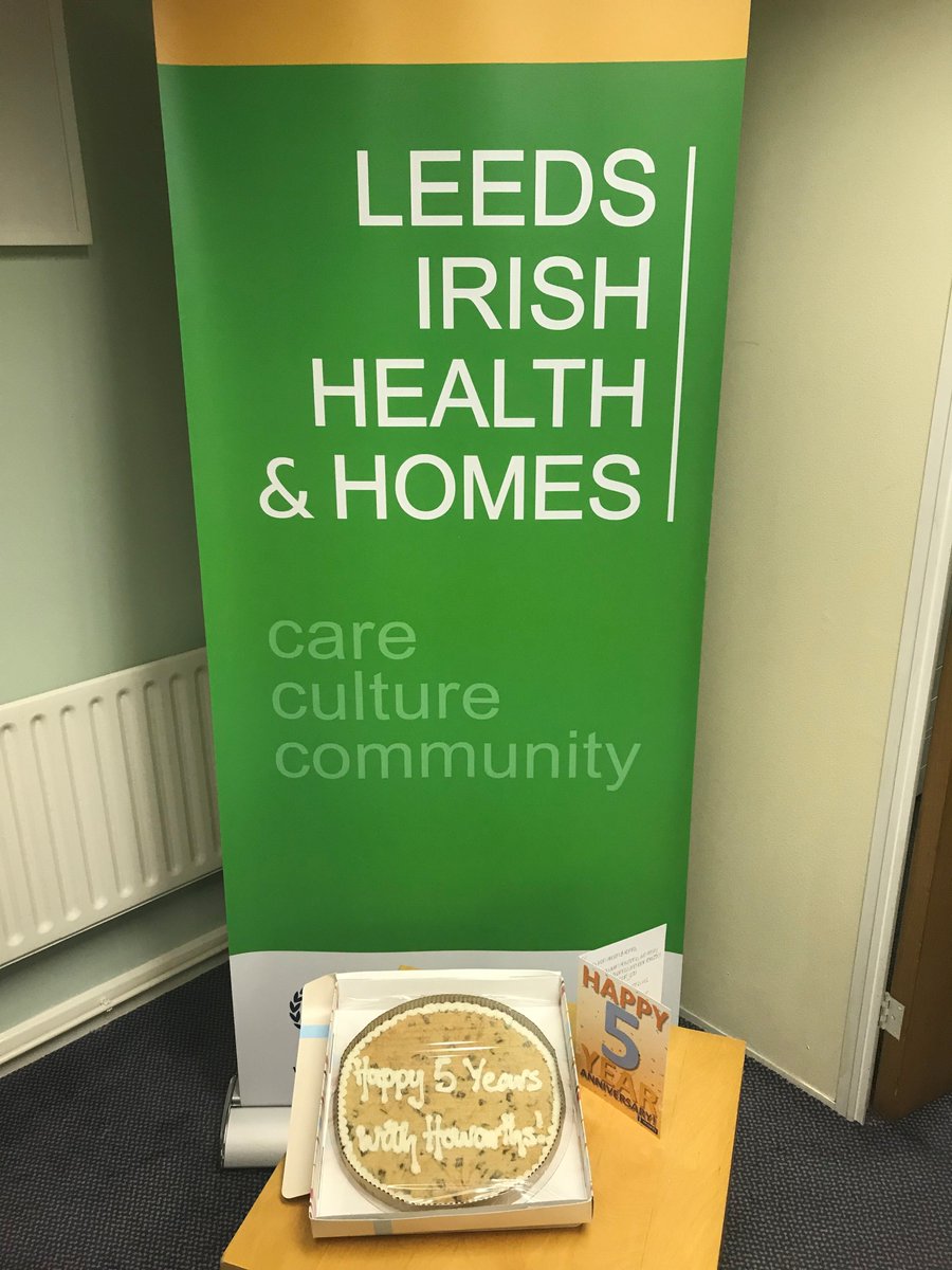 leedsirish's tweet image. A big 'THANK YOU' to @HowarthsLaw for our magnificent Millie's Cookie. We are enjoying the 5 years of business celebration @leedsirish