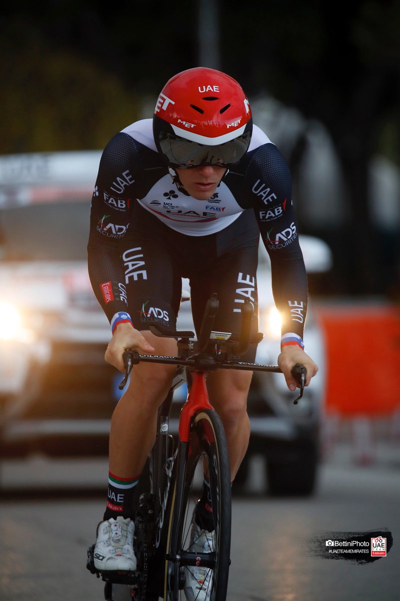 TeamEmiratesUAE's tweet photo. Stage 7 @TirrenAdriatico 's Individual Time Trial results:
23 @GannaFilippo 11:42.79.
39 #JanPolanc 11:56.54
50 @DiegoUlissi 12:05.29
67 #SimoneConsonni 12:14.04
70 @FabioAru1 12:17.33
94 @MarcatoMarco 12:28.37
95 @AlexRiabushenko 12:29.09
#UAETeamEmirates #TIrrenoAdriatico https://t.co/k3PrXOCtKJ