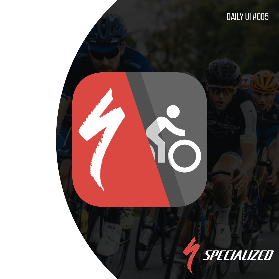 PSevcovic's tweet photo. Day 5 of DailyUI challenge @Daily_UI . Icon design for @iamspecialized #dailyui #005 #uichallenge #design #ui #app #iphone #bike #sport #specialized #materialdesign #madewithunsplash https://t.co/aIUHxn4M3Y