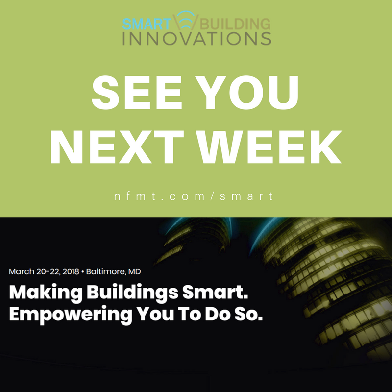 We'll see you next week in Baltimore where you'll learn and discover how to help make your facilities more efficient, sustainable and comfortable! If you haven't registered yet, do so today - it's free! bit.ly/2tKTp4E #makebuildingssmart