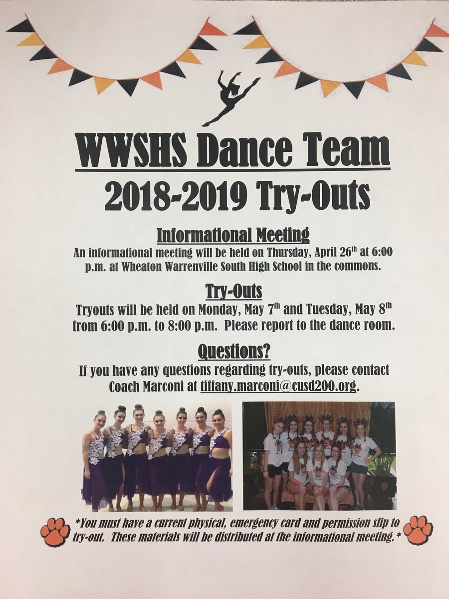 WWSDanceTeam's tweet photo. Hope to see you there! https://t.co/NY0eQfFY13