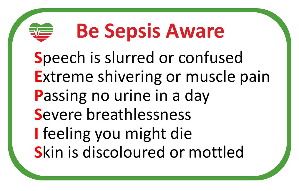 CPRFAT's tweet photo. SEPSIS IS MORE COMMON THAN HEART ATTACKS - Be Sepsis Aware #sepsis https://t.co/60x9XPIjIu