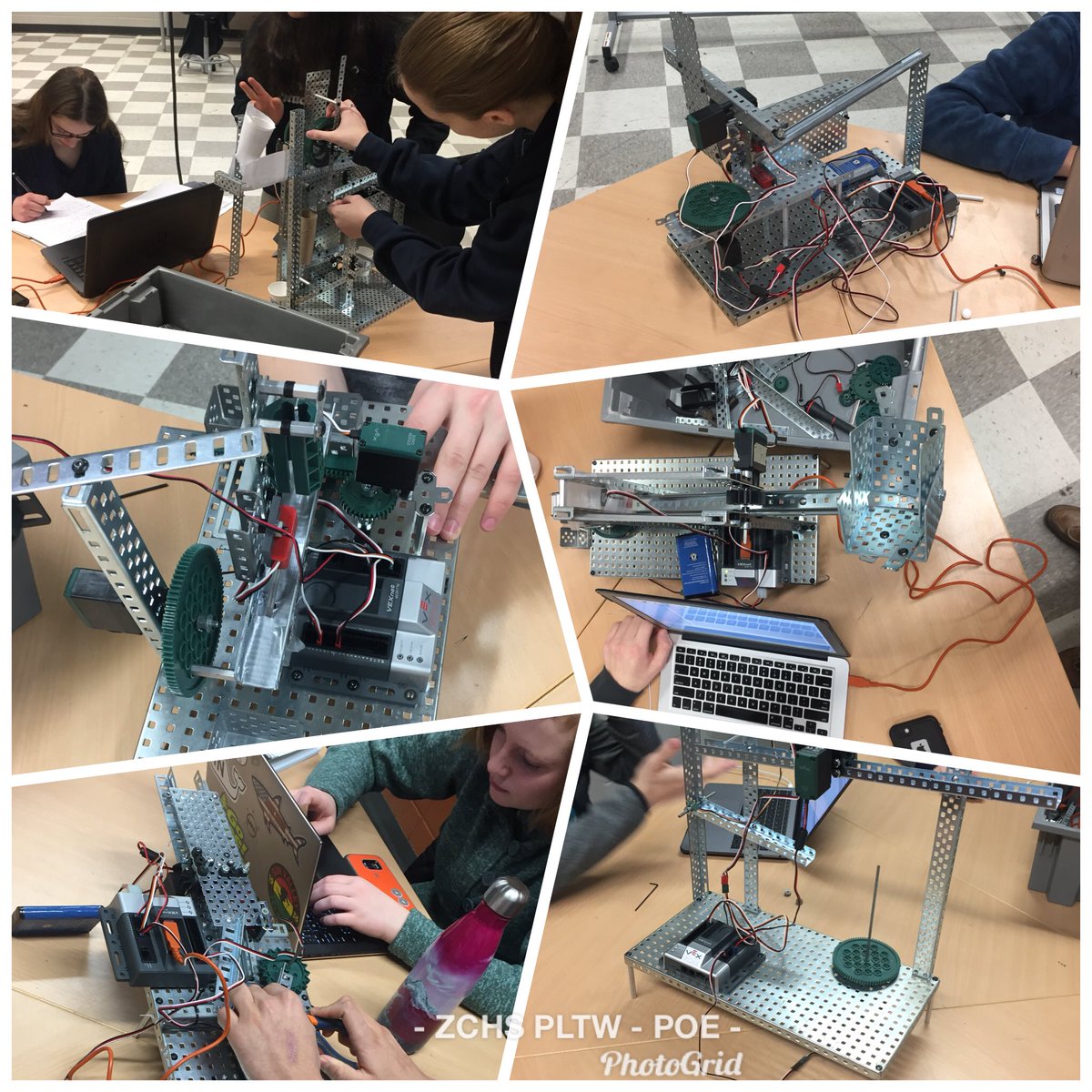 jdonk11's tweet photo. Hey @BetsyDeVosED this is what my students are working on! #notmyclassroom #morethanastockphoto #publiceducation #STEM #Engineering #engaged https://t.co/c8JnhvpIm1