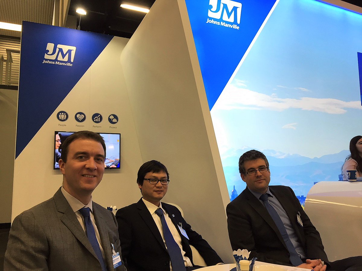 JohnsManville's tweet image. It’s Day 2 of #Filtech! Meet our global team from 3 continents today at Booth F3!
#WeAreJM #Cologne