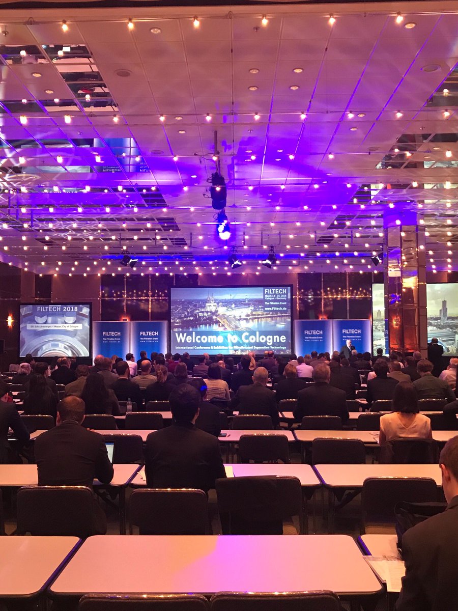 kulturverliebt's tweet image. Opening Session @ FILTECH 2018 ✨
#filtech #filtech2018 #filtechcologne