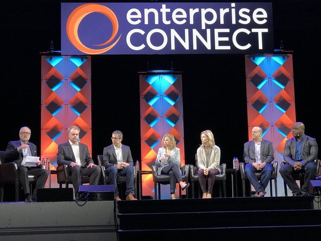 RingcentralS's tweet photo. #EC18 is off to a great start! Get the recap of day one featuring highlights from @kiramakagon's, @RingCentral's EVP of Innovation, Keynote panel plus coverage of the 3 key topics discussed throughout the day: https://t.co/oTBFGJm8O8 https://t.co/CrzRKZ0a5I
