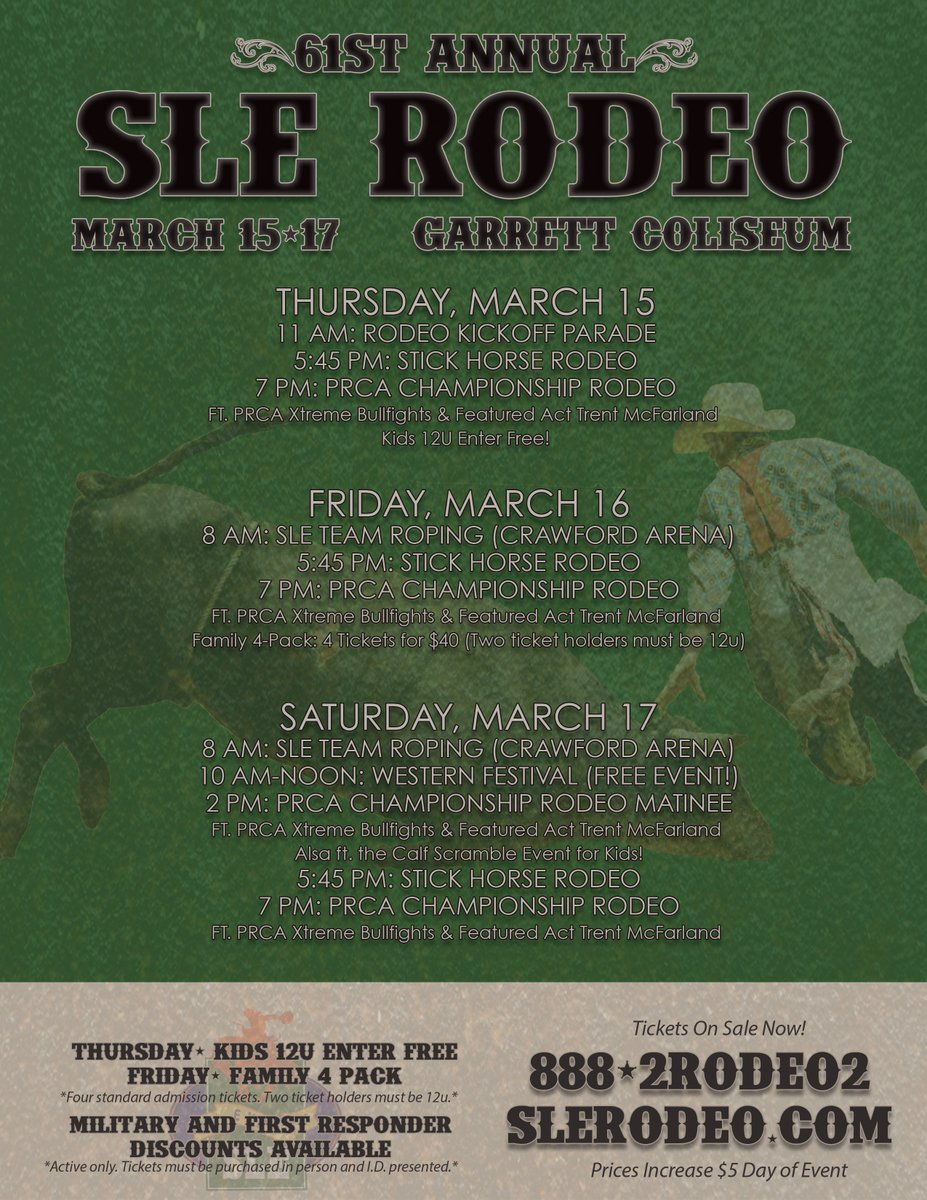 SLERodeo's tweet image. It's #SLERodeo18 Week- let's ride! SLERodeo.com