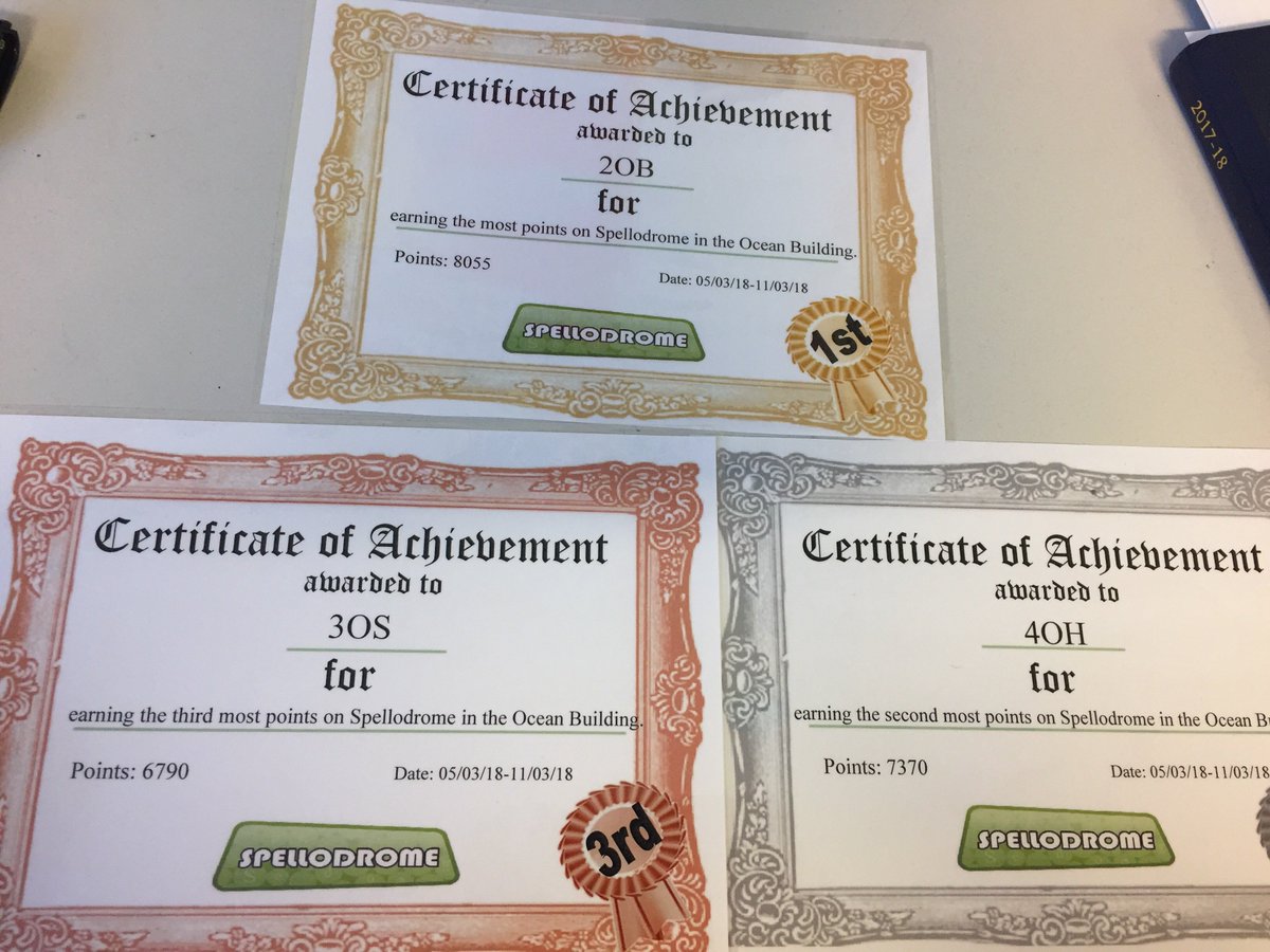 Spellodrome leaderboard in Ocean building: 1st place 2OB, 2nd place 4OH and 3rd place 3OS! Well done guys. <a href="/CliftonPrim/">CliftonPrimary</a> #cliftonlit
