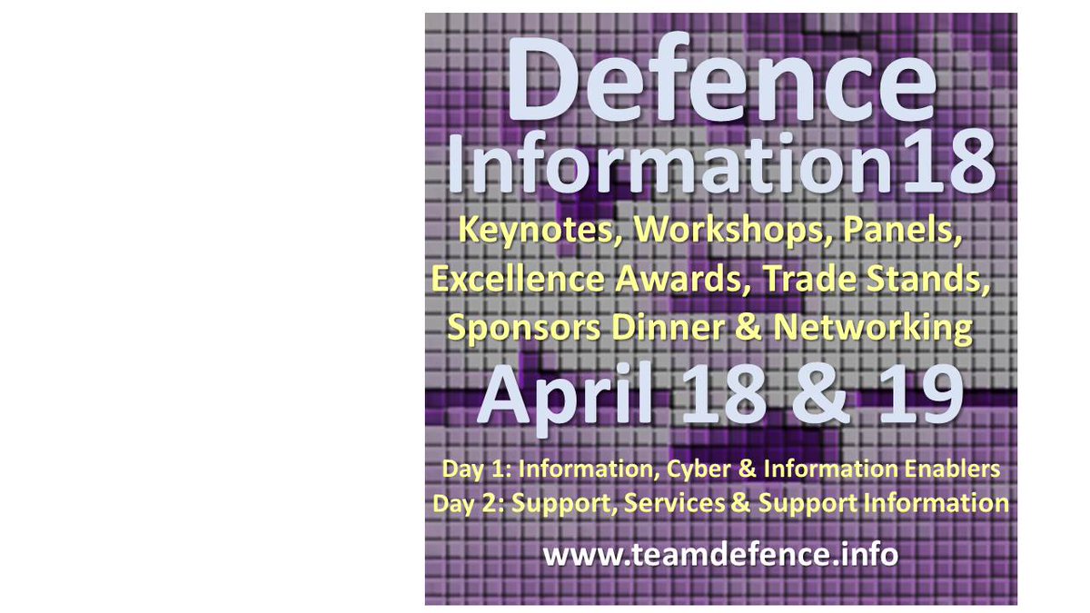 SympatShriv's tweet photo. Counting down to DI'18 with @TDInformation, @exostar @IFSworld @MicroFocus, @ADSgroupUK and @techUK https://t.co/qYLR0InGbd #defenceinfo18 #defenceinfo17 https://t.co/y9zVH3iuNH