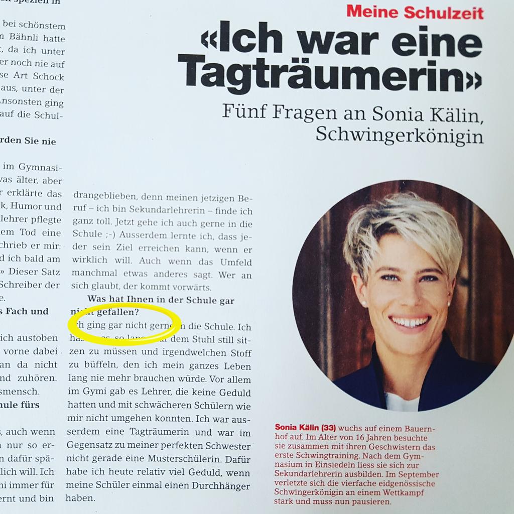 soniakaelin's tweet photo. Meine Schulzeit #ojemine aus dem Schulblatt des Kanton Zürich.
#schule #job #topoderflop #dailybusiness 
In diesem Sinne: Allen Kantiprüfungs-Absolventen viel Erfolg! https://t.co/y5s3jPKZGn