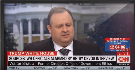 H_Town_74's tweet photo. #BREAKING:#WalterShaub says a FOIA filed on #BetsyDeVos revealed that "SHE DOESN'T SHOW UP TO WORK A LOT." Apparently she FREQUENTLY leaves on Thursday and DOESN'T SHOW UP TILL Tuesday. Hmmm--I thought #POC &amp; Immigrants were the "LAZY ONES"?
#TheResistance #CNN #MSNBC #FoxNews https://t.co/ZM65lWl9X6