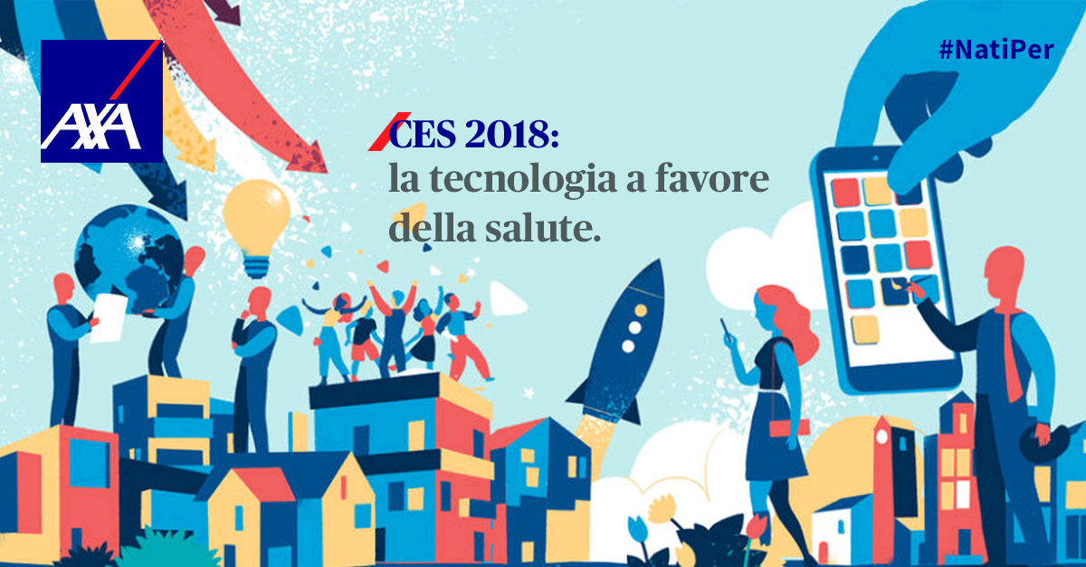 AXAItalia's tweet photo. Le nuove tecnologie si introducono sempre più nel settore sanitario e i risultati sono sorprendenti. 🚀Sul blog #NatiPer, il racconto del #CES2018 e dell’accordo tra AXA e @maestrohealth: https://t.co/hH1LxLjJEN https://t.co/AYIQ1DBR9D