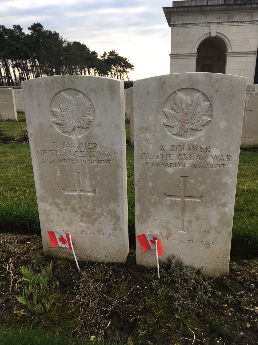 Planting a flag in memory of...