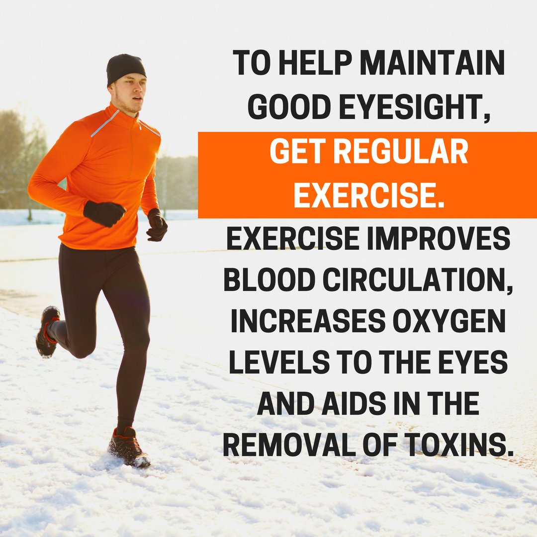 Check out some of the great benefits exercise can have on your eyes!