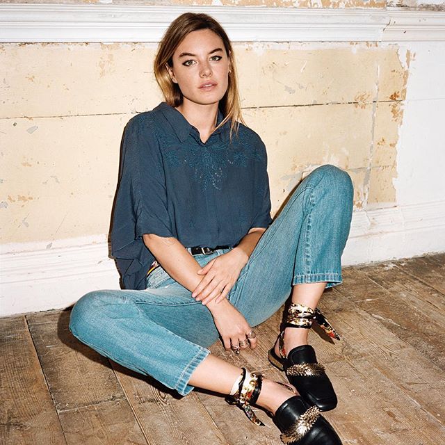 AshFootwearUK's tweet photo. #TuesdayTreat yourself to a pair of ELITE Silk Scarf Slip On Loafers. @CamilleRowe looks so chic in her pair! #AshGirls #SS18 https://t.co/idEZKst2yG https://t.co/ydD7xxvYcc
