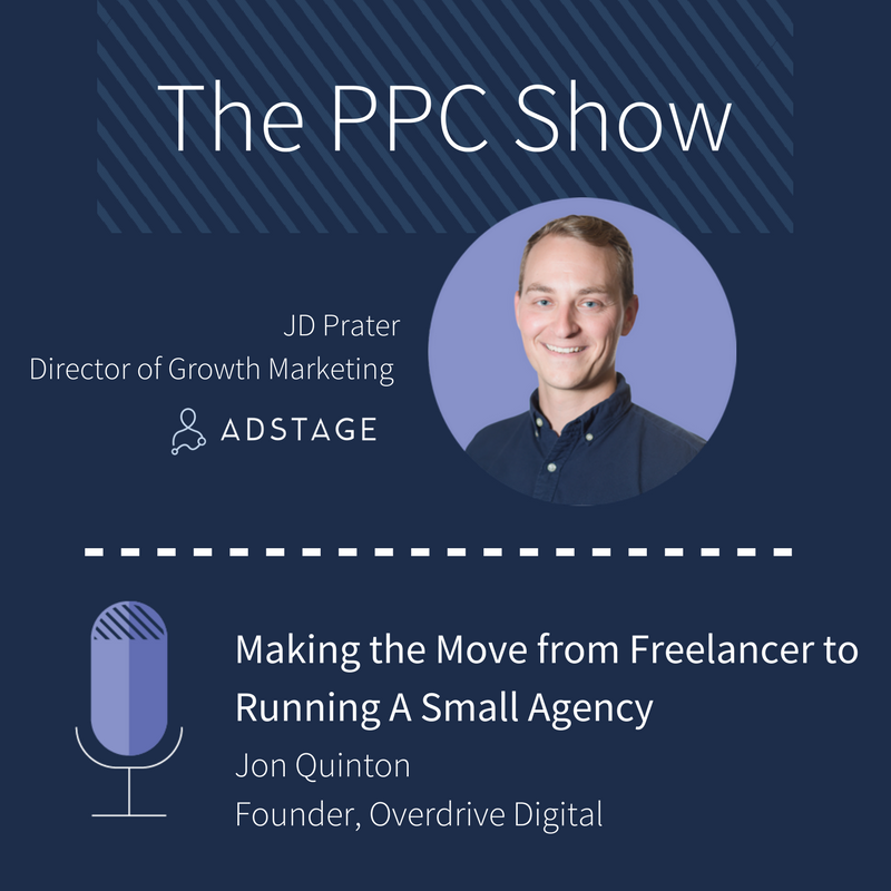 AkvileDeFazio's tweet photo. Great new episode of #ThePPCShow with @jdprater and @JonQuinton1: Making the Move from Freelancer to Running a Small Agency [Podcast] https://t.co/0j19JdAXHF https://t.co/quWWjQArmz