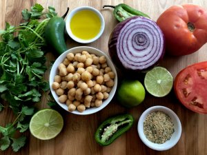 Fresh Chickpeas Salsa for Everything! #YummyRecipes #VegetarianCuisine goo.gl/gmc6AD via @ABRecipes