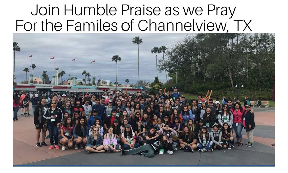 HumblePraise's tweet photo. Join Us as we Pray for all the Families in Channelview, TX. #ChannelviewHigh #CISD #HumblePraise https://t.co/8XgHyuds74