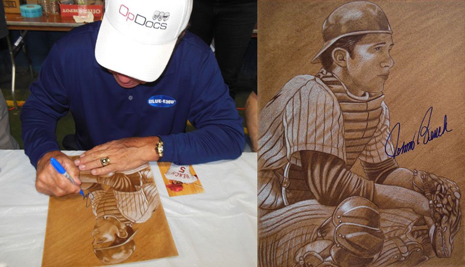 NaughtonArt's tweet photo. My @JohnnyBench_5 @Reds @RedsMuseum #Cincinnati #Cincinnatiartist #Sportsart #sportsartist @Naughtonart #Cincinnatiart
@baseballhof #CatchEveryBall @RedsPR https://t.co/J1QPoYLq50