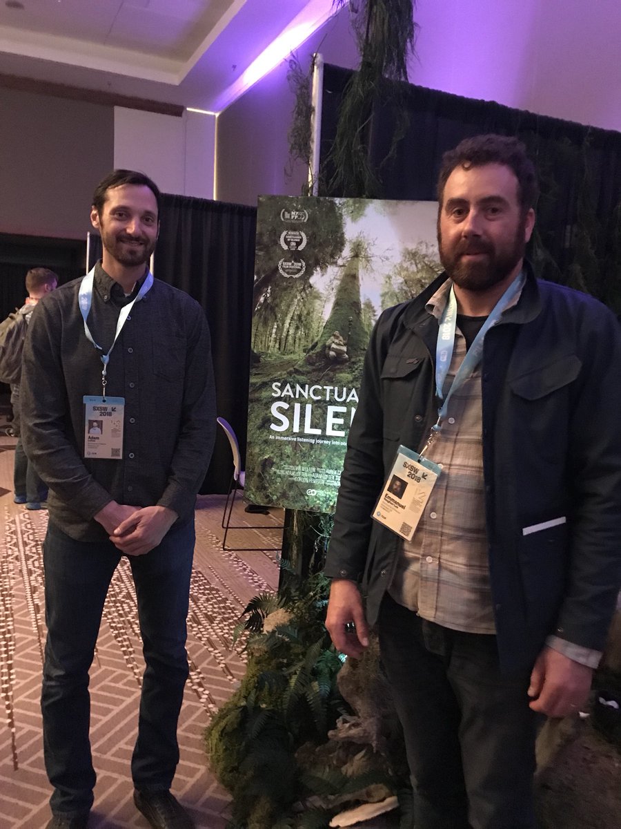 Statesman_Media's tweet photo. Meet the filmmakers of “Sanctuaries of Silence” #sxsw #vr #sxswvr https://t.co/dq7ExW4E17