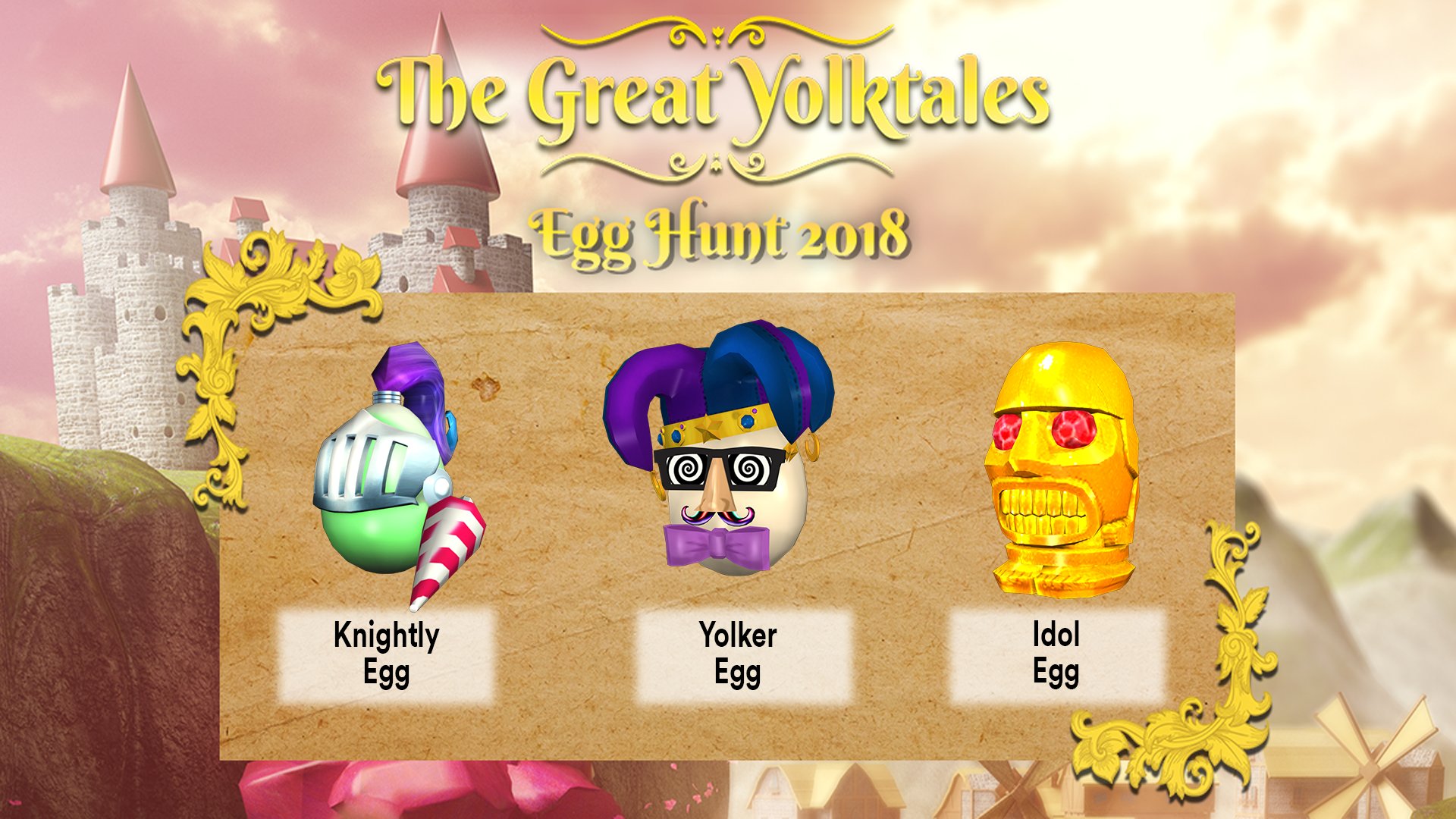 Roblox On Twitter We Hope Revealing Three Eggs During The Stream Yesterday Wasn T Too Egg Streme You Unveiled The Knightly Egg Yolker Egg And Idol Egg Https T Co F4f5hbe8rt - idol egg roblox