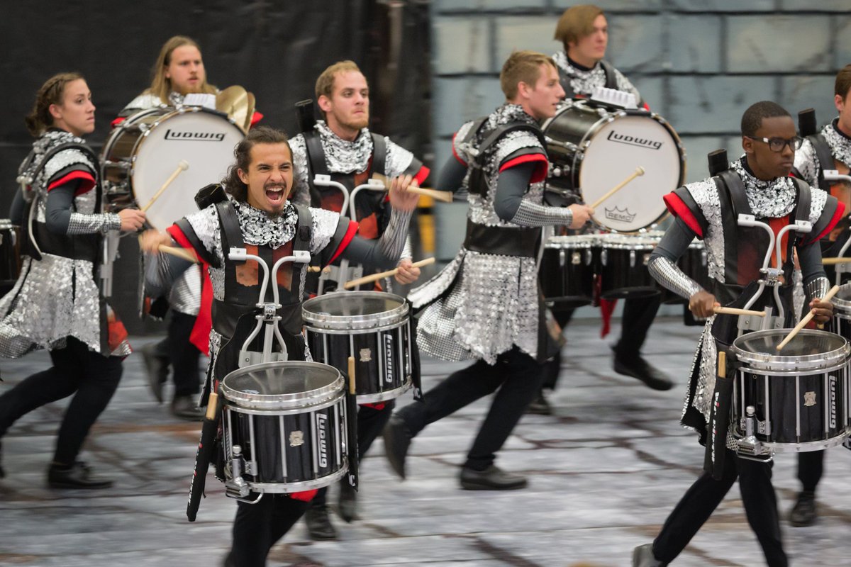 InfinityPerc's tweet image. Isaac (INFINITY 2 Snare) and the battery perform &quot;Legend of the Sword.&quot;
#INFINITY2k18 #FFCC2018 #WGI2018 #LudwigUltimate #MusserUltimate #Remo #VicFirth #FJM #MyVisualPackage