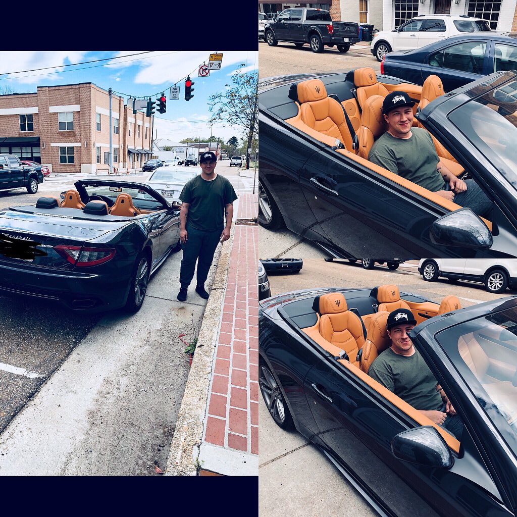 CodyColean's tweet image. Got to sit in a #Maserati #fresh #clean