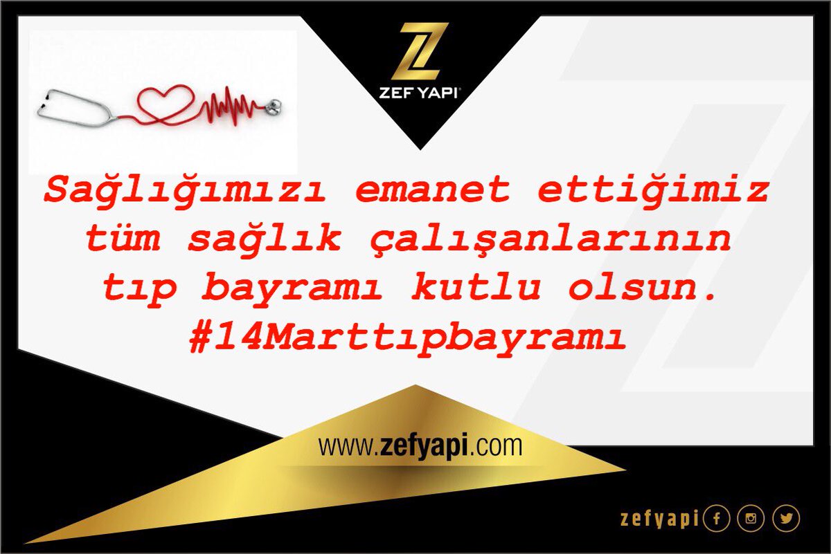ZefYapi's tweet photo. Her koşulda büyük bir özveri ile görev yapan tüm sağlık çalışanlarının #14 Mart Tıp Bayramını kutluyoruz. 
 #14MartTıpBayramı #TıpBayramı #zefyapı https://t.co/MobpJKqKKx