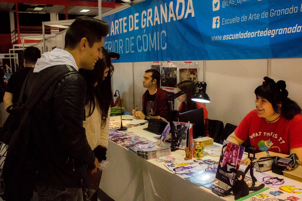 EASDValDelOmar's tweet photo. Felicidades al Alumnado del Ciclo Formativo de Grado Superior de CÓMIC de la Escuela de Arte de Granada #EAG por su participación en #ficzone2018 | Fotografías: Javier Morales Gracia (@tetterevil) | https://t.co/uCcg3f1ETN | @FicZone @granadagaming @EducaAnd @JuntaGranada https://t.co/m7kon5tExh