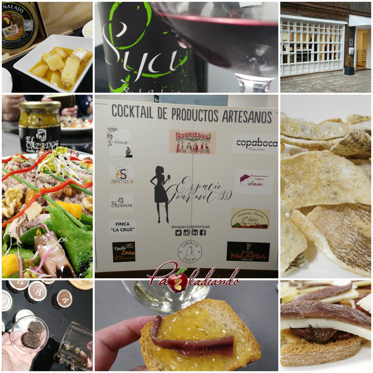 PaZladeando's tweet photo. Nuevo #evento de @espaciogourmet3 y esta vez se ha superado. Estupendas #marcas de #gastronomia con estupendos #Productos #gourmet que he podido conocer (de verdad) y probar en un #showcoocking en @contactococina de #Madrid
#queso #trufa #mermeladas #conservas #vinos y muchos más https://t.co/bSZHDOvxaT