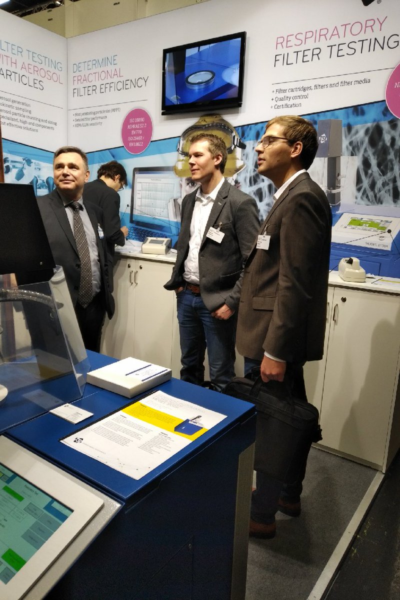 TSIIncorporated's tweet image. Join us Wednesday, Mar 14, as TSI Application Engineer Tim Johnson presents a poster on &quot;Achieving consistent penetration test results in respiratory filter and filter media testing&quot; (Room 1B: 14:45 - 16:45). #filtech #filtech2018