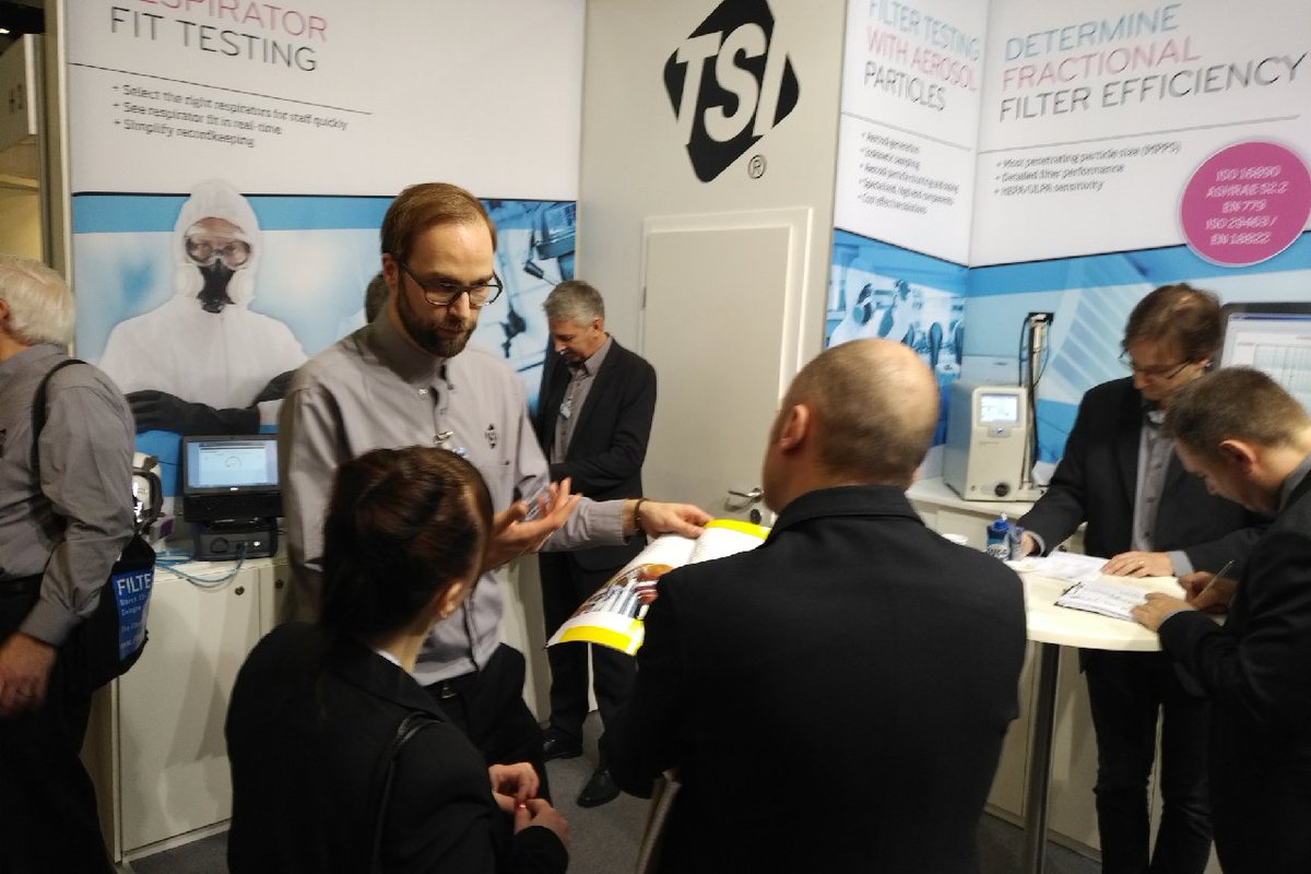 TSIIncorporated's tweet image. Join us Wednesday, Mar 14, as TSI Application Engineer Tim Johnson presents a poster on &quot;Achieving consistent penetration test results in respiratory filter and filter media testing&quot; (Room 1B: 14:45 - 16:45). #filtech #filtech2018